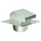 Deflecto Deflect-O 4 in. D Aluminum Roof Cap With Tailpipe DARC4T/2 - alternate 2